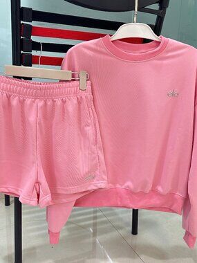 ALO Casual Athletic Top & Shorts